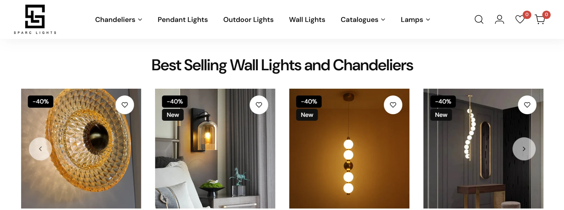 Sparclights Shopify Project Thumbnail